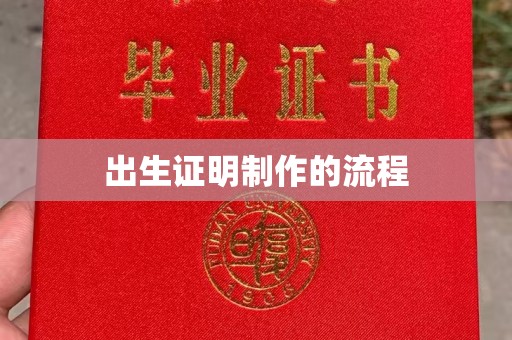 工业园区出生证明制作的流程