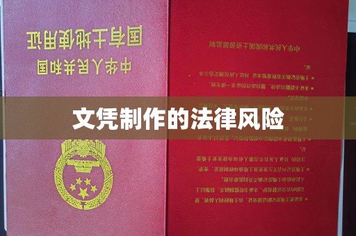 工业园区文凭制作的法律风险