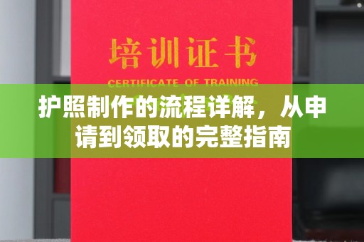 工业园区护照制作的流程详解，从申请到领取的完整指南