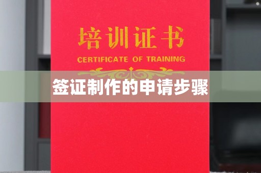 工业园区签证制作的申请步骤