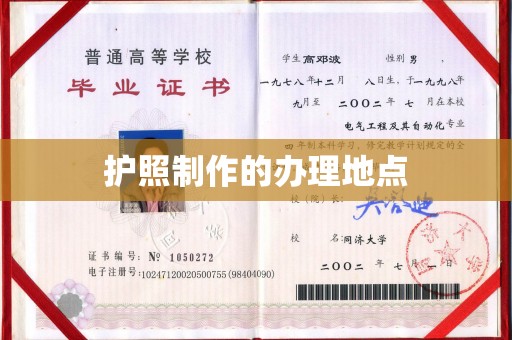 工业园区护照制作的办理地点