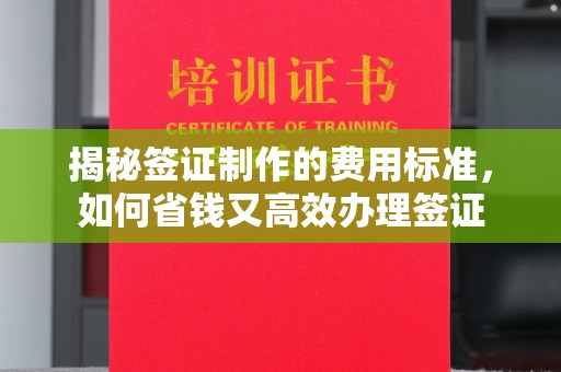 工业园区揭秘签证制作的费用标准，如何省钱又高效办理签证