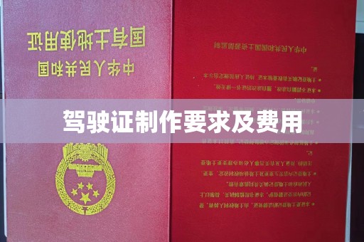 工业园区驾驶证制作要求及费用