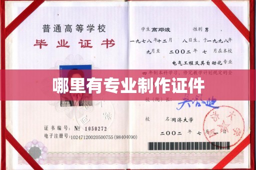 工业园区哪里有专业制作证件