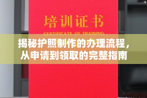 工业园区揭秘护照制作的办理流程，从申请到领取的完整指南