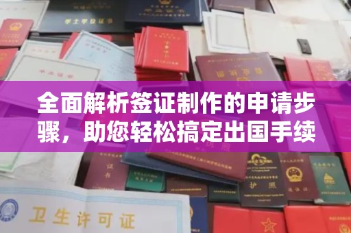 工业园区全面解析签证制作的申请步骤，助您轻松搞定出国手续