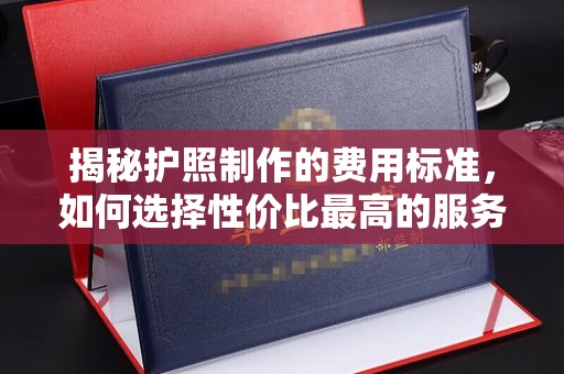 工业园区揭秘护照制作的费用标准，如何选择性价比最高的服务？