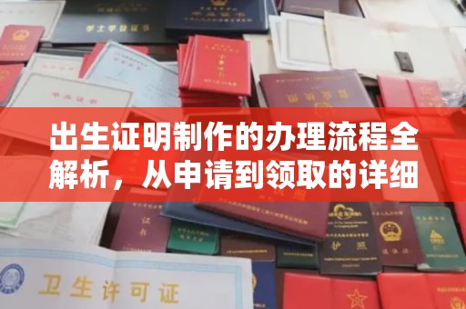 工业园区出生证明制作的办理流程全解析，从申请到领取的详细指南