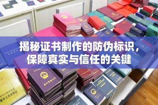 工业园区揭秘证书制作的防伪标识，保障真实与信任的关键