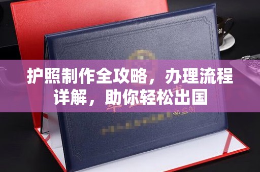 工业园区护照制作全攻略，办理流程详解，助你轻松出国